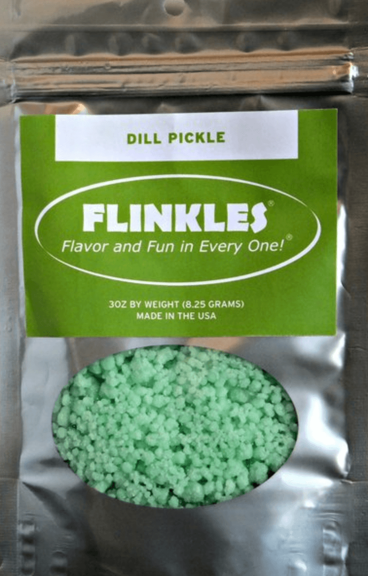 Dill pickle sprinkles
