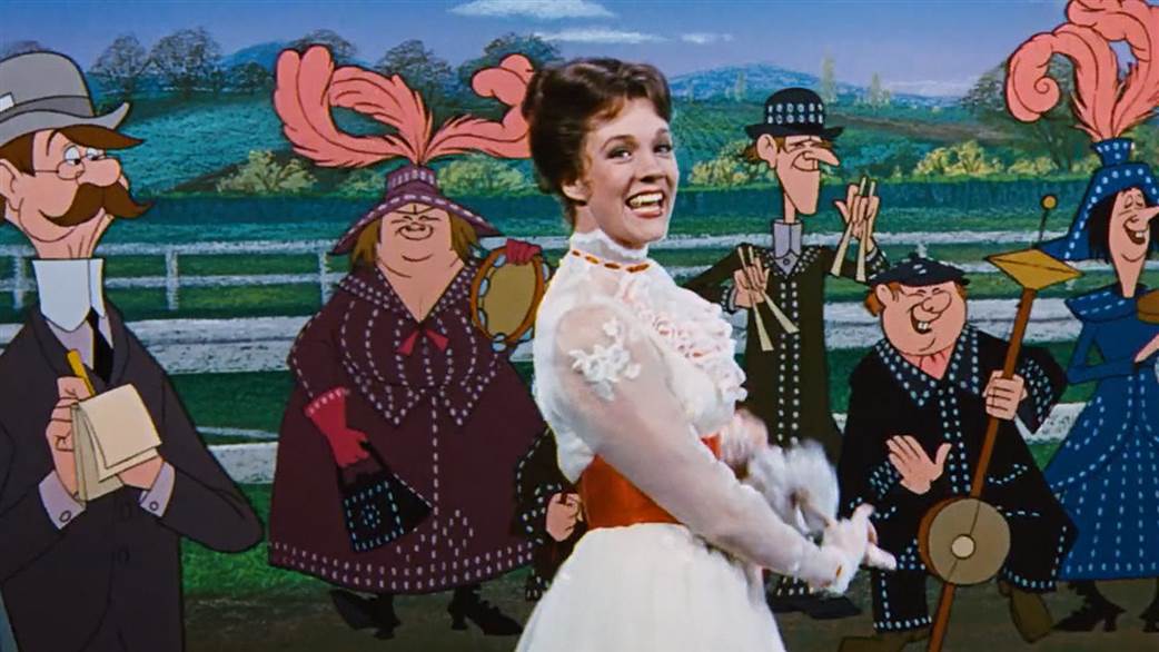 Julie Andrews as Mary Poppins