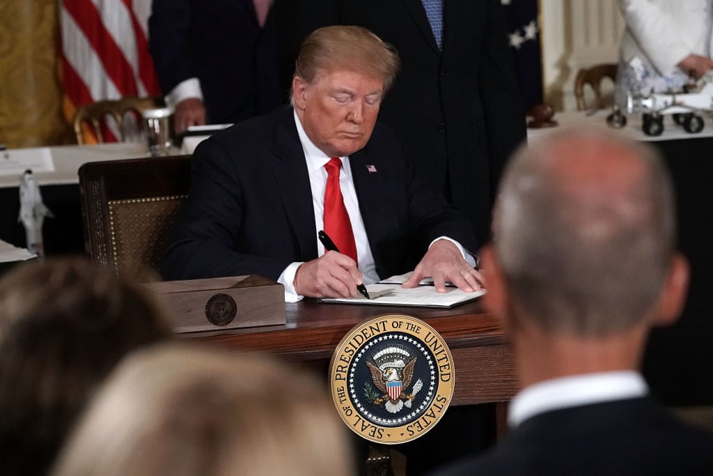 President Trump signed an executive order to establish the Space Force