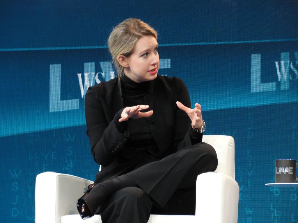 Theranos chief executive Elizabeth Holmes