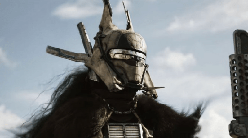 A close up of Enfys Nest. A close up of Enfys Nest.