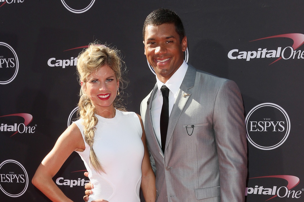 Russell Wilson and Ashton Meem