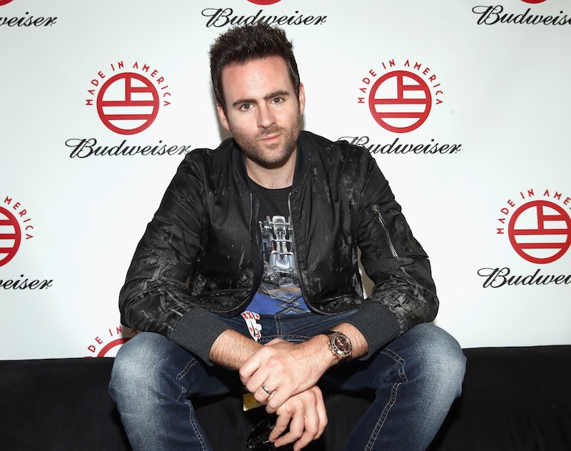 LOS ANGELES, CA - AUGUST 30: Musician Gareth Emery poses backstage during day 1 of the 2014 Budweiser Made In America Festival at Los Angeles Grand Park on August 30, 2014 in Los Angeles, California. (Photo by Christopher Polk/Getty Images for Anheuser-Busch)