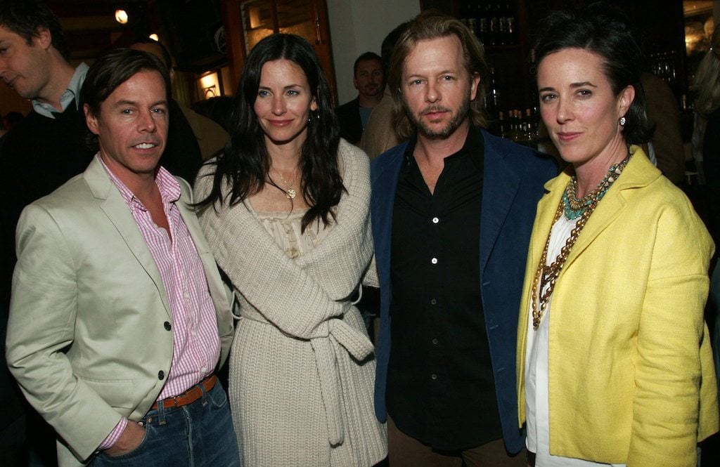 Andy Spade, Courteney Cox, David Spade, Kate Spade Andy Spade, Courteney Cox, David Spade, Kate Spade