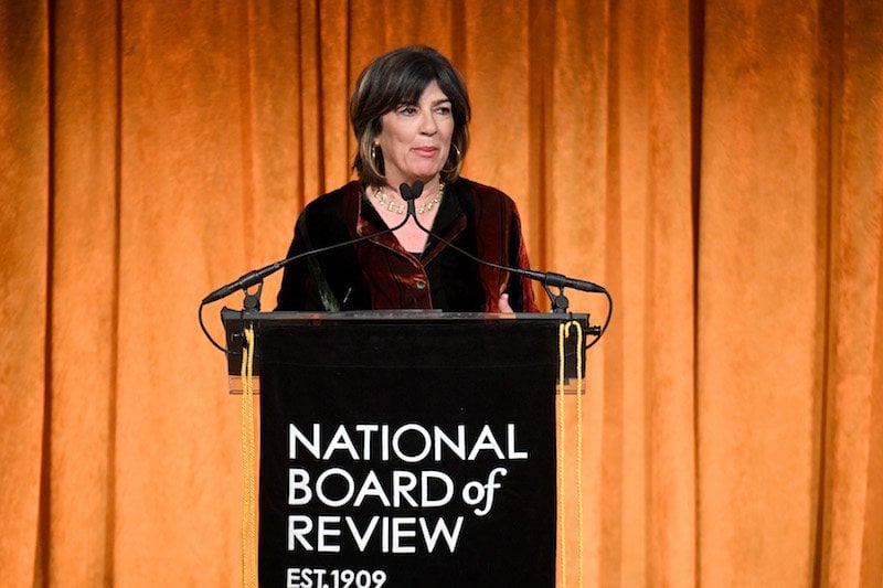 NEW YORK, NY - JANUARY 09: Christiane Amanpour<br /> speaks onstage during the National Board of Review Annual Awards Gala at Cipriani 42nd Street on January 9, 2018 in New York City. (Photo by Dimitrios Kambouris/Getty Images for National Board of Review)