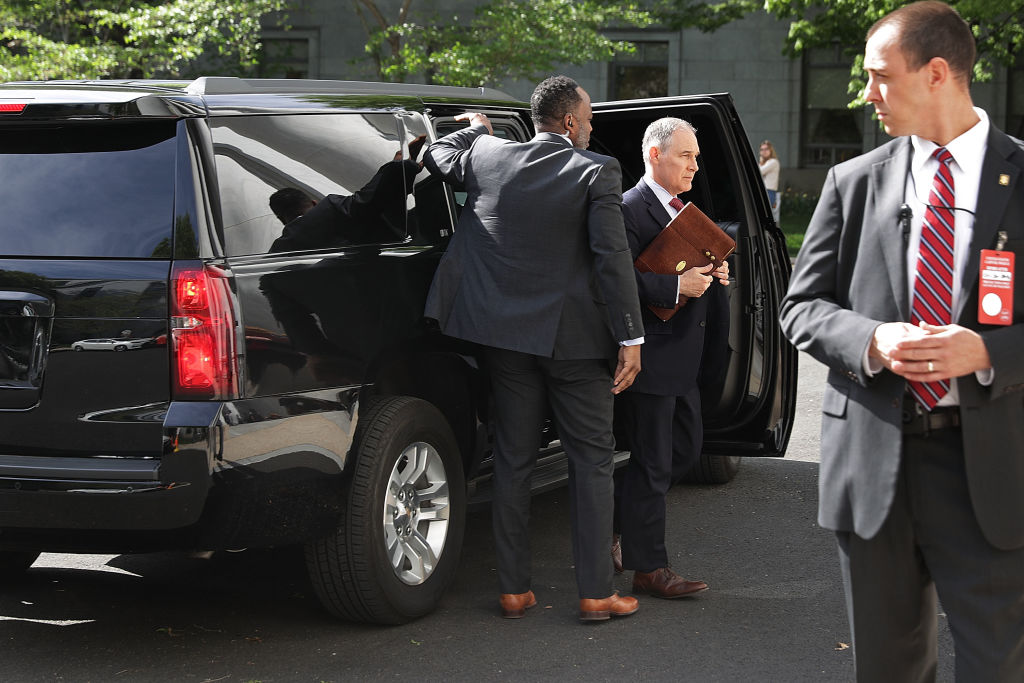 Scott Pruitt Security