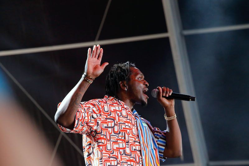 Pusha T performs during annual Governors Ball Music Festival in Randalls Island in New York on June 2, 2018. (Photo by Kena Betancur / AFP) (Photo credit should read KENA BETANCUR/AFP/Getty Images)