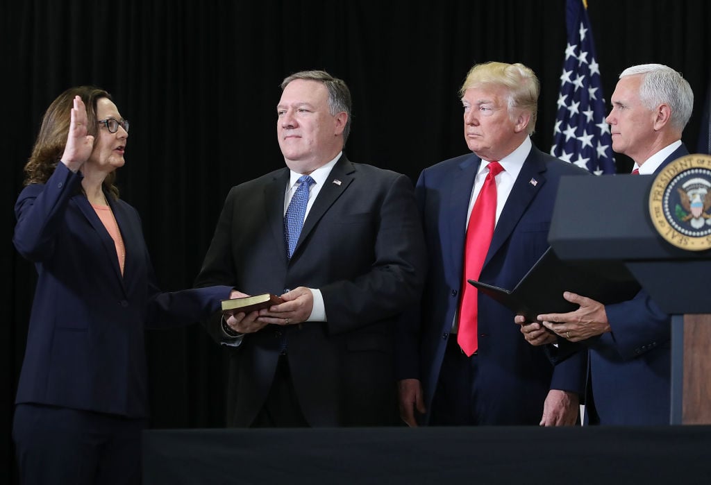 Gina Haspel CIA director swearing in