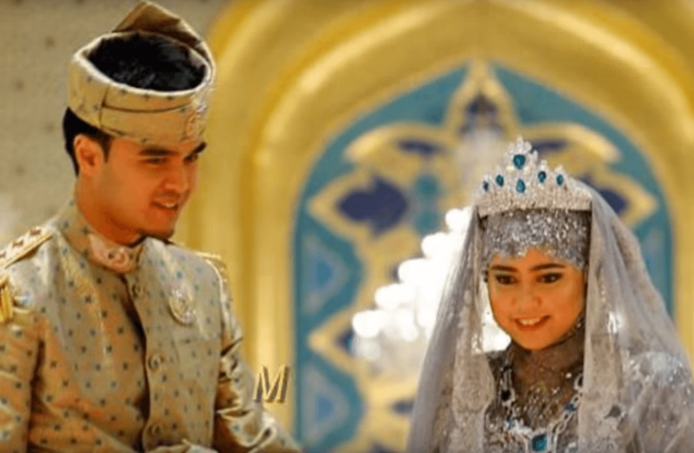 Princess Hajah Hafizah Sururul Bolkiah of Brunei and Pengiran Haji Muhammad Ruzaini 