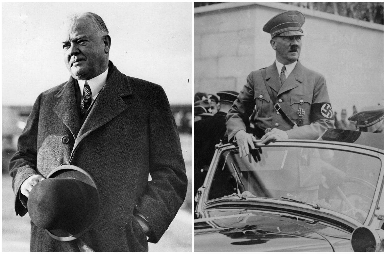 Herbert Hoover and Adolf Hitler