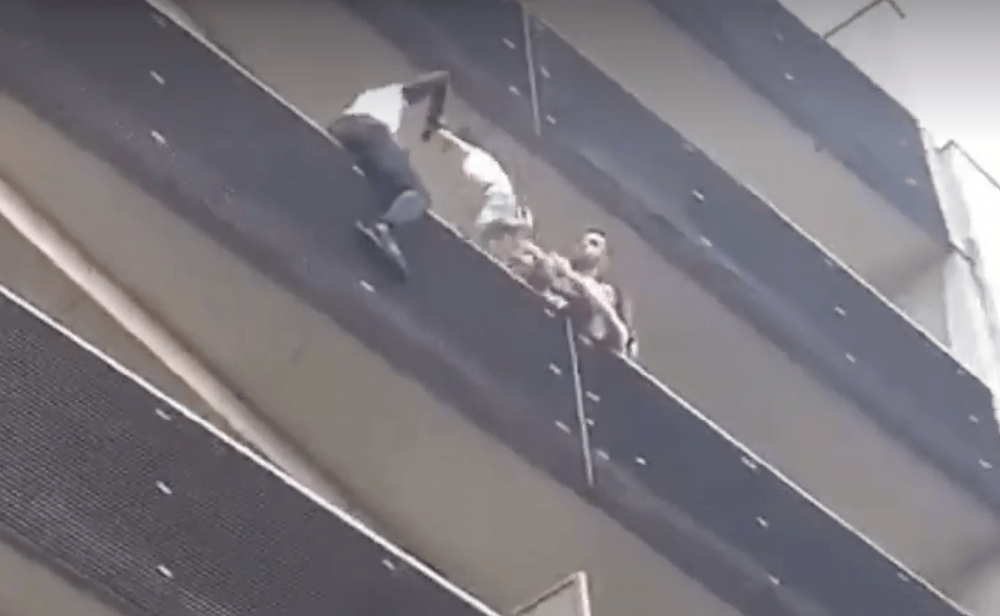 Mamoudou Gassama rescued child from apartment balcony