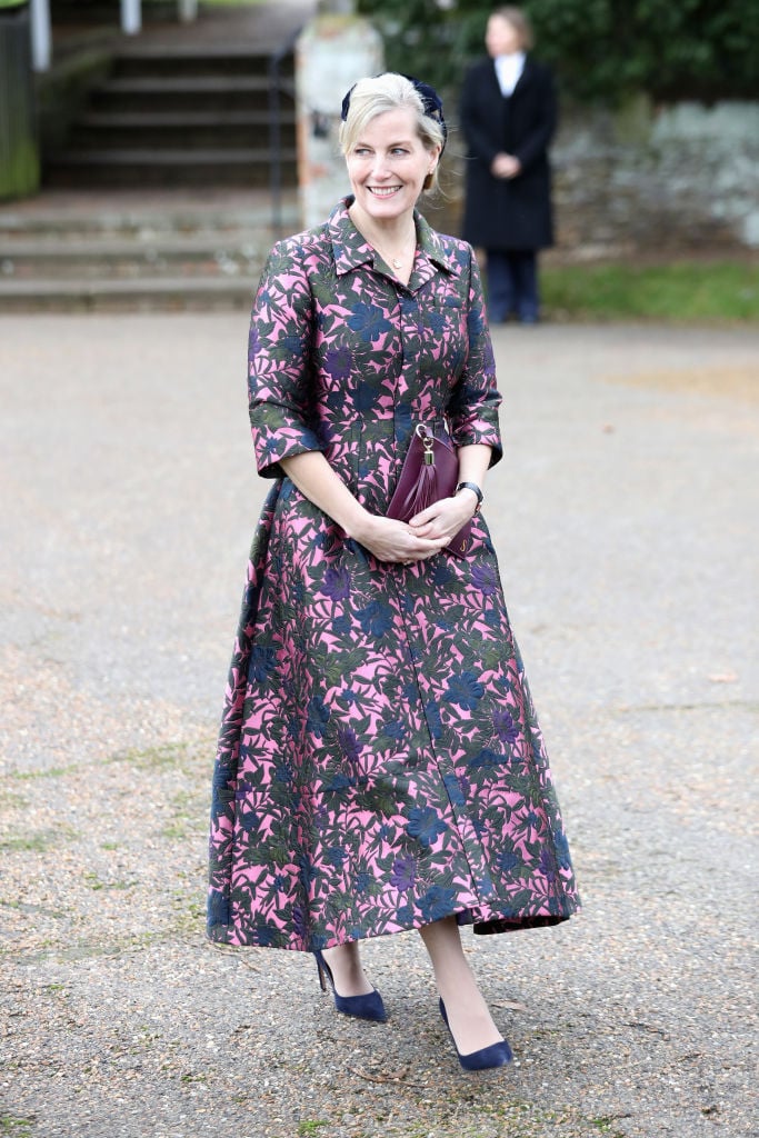 Sophie, Countess of Wessex attends Christmas Day Church service