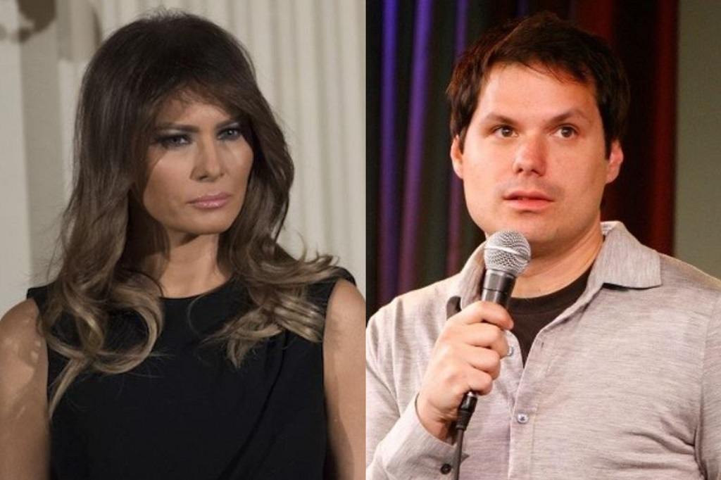 Melania Trump and Michael Ian Black