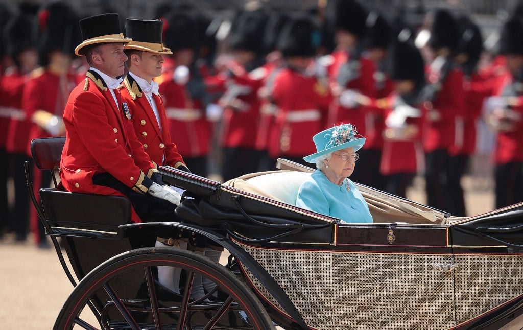 Queen Elizabeth II during Trooping The Colour ceremony at The Royal Horseguards Queen Elizabeth II during Trooping The Colour ceremony at The Royal Horseguards