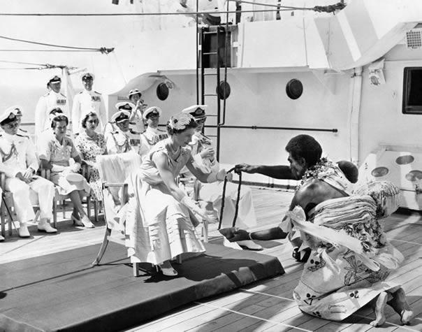 Queen Elizabeth in Fiji
