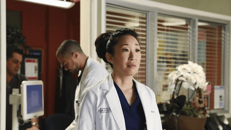 Sandra Oh as Dr. Cristina Yang on 'Grey's Anatomy.
