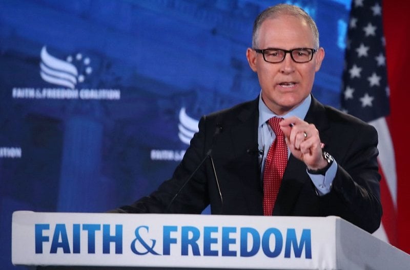 EPA Administrator Scott Pruitt Addresses Faith And Freedom Coalition Conf. in June 2018