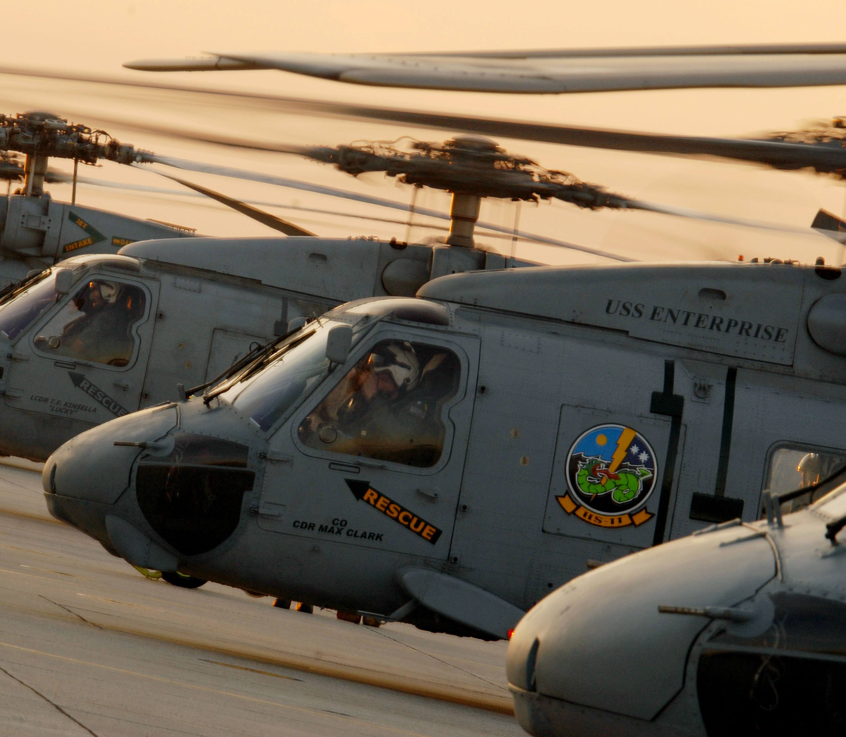 Sea Hawk helicopters