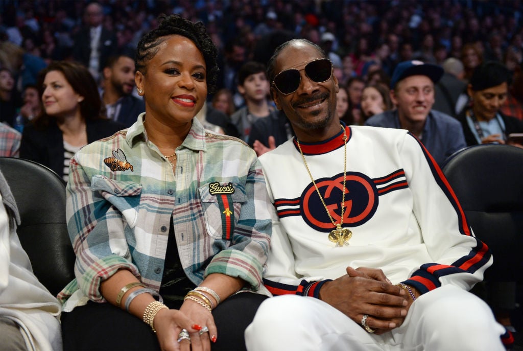 Snoop Dogg and wife Shante Broadus 