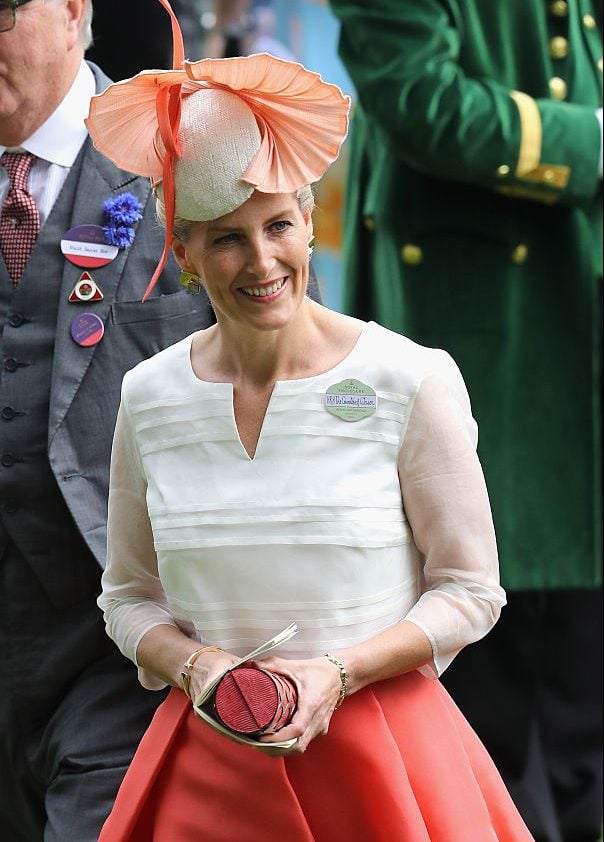 Sophie, Countess of Wessex attends the third day of Royal Ascot