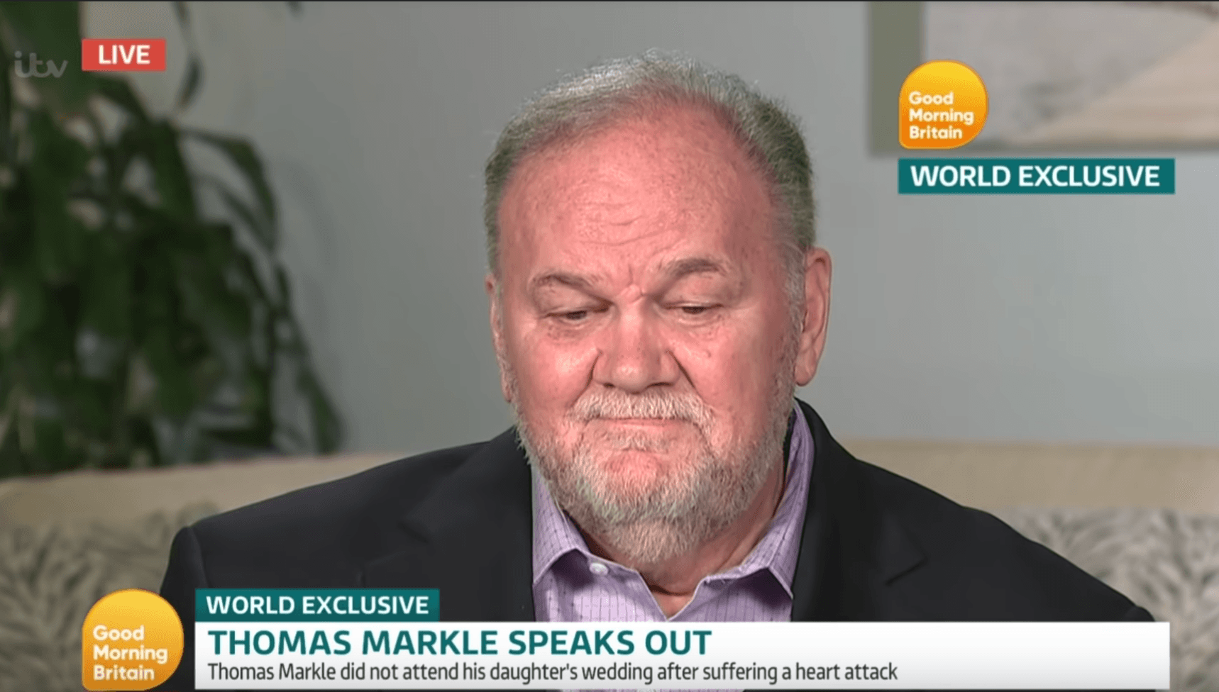 Thomas Markle on 'Good Morning Britain'