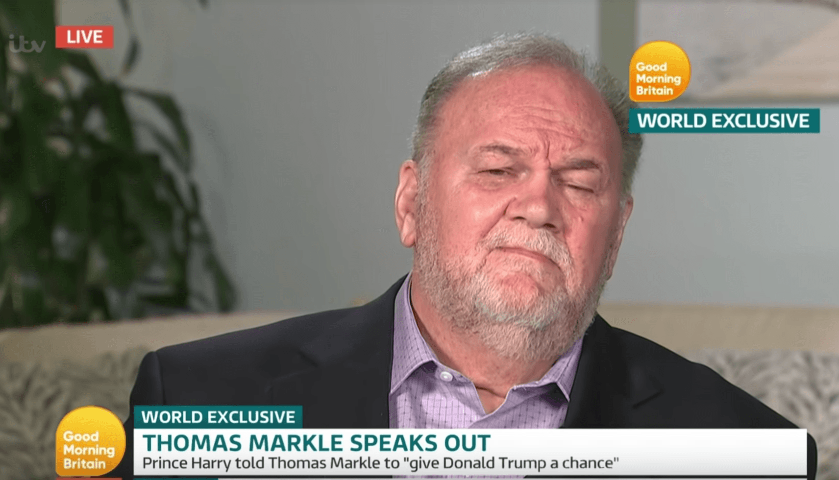 Thomas Markle Harry Trump