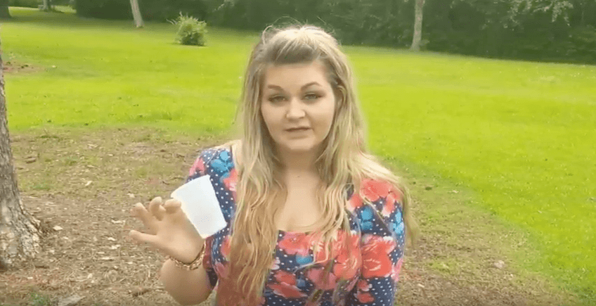 Woman who drinks her dog's urine for an acne cure Woman who drinks her dog's urine for an acne cure