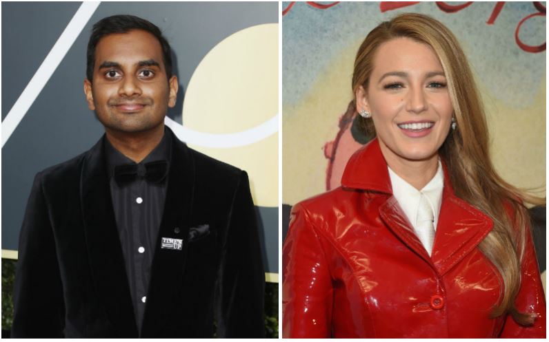 Aziz Ansari and Blake Lively composite image DISPLAY SETTINGS Aziz Ansari and Blake Lively composite image