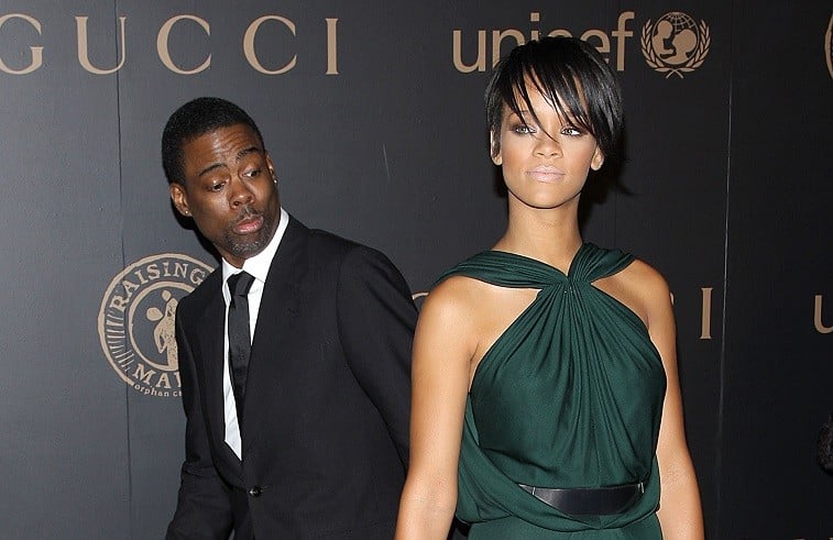Comedian Chris Rock and singer Rihanna attends a reception to benefit UNICEF hosted by Gucci during Mercedes-Benz Fashion Week Fall 2008 at The United Nations on February 6, 2008 in New York City. Comedian Chris Rock and singer Rihanna attends a reception to benefit UNICEF hosted by Gucci during Mercedes-Benz Fashion Week Fall 2008 at The United Nations on February 6, 2008 in New York City.