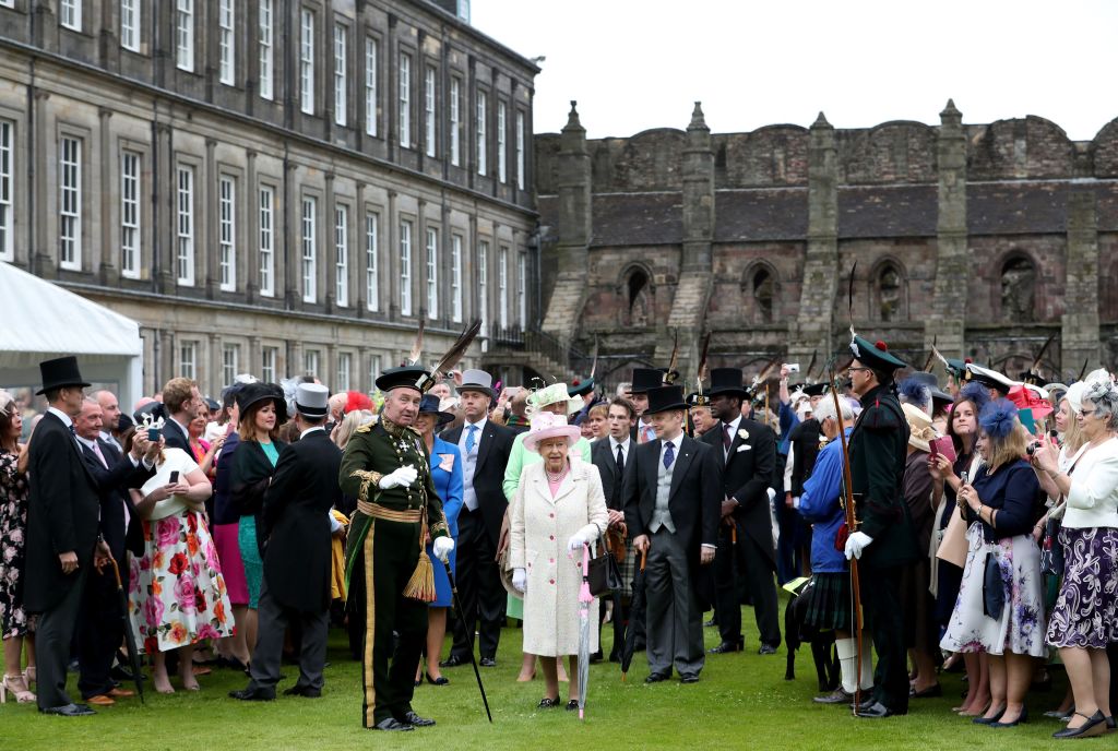 annual garden party at the Palace of Holyroodhouse