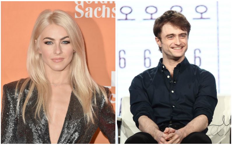 Julianne Hough and Daniel Radcliffe composite image