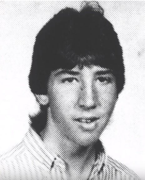 Marilyn Manson in a high school photo