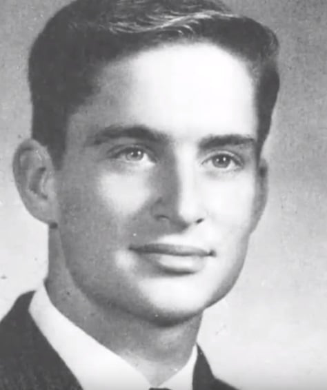 Michael Douglas' yearbook picture