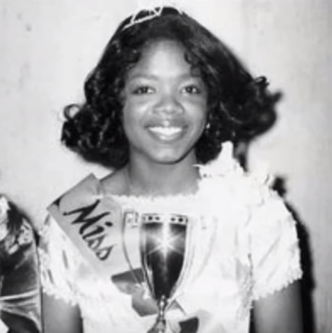 Oprah Winfrey as a child