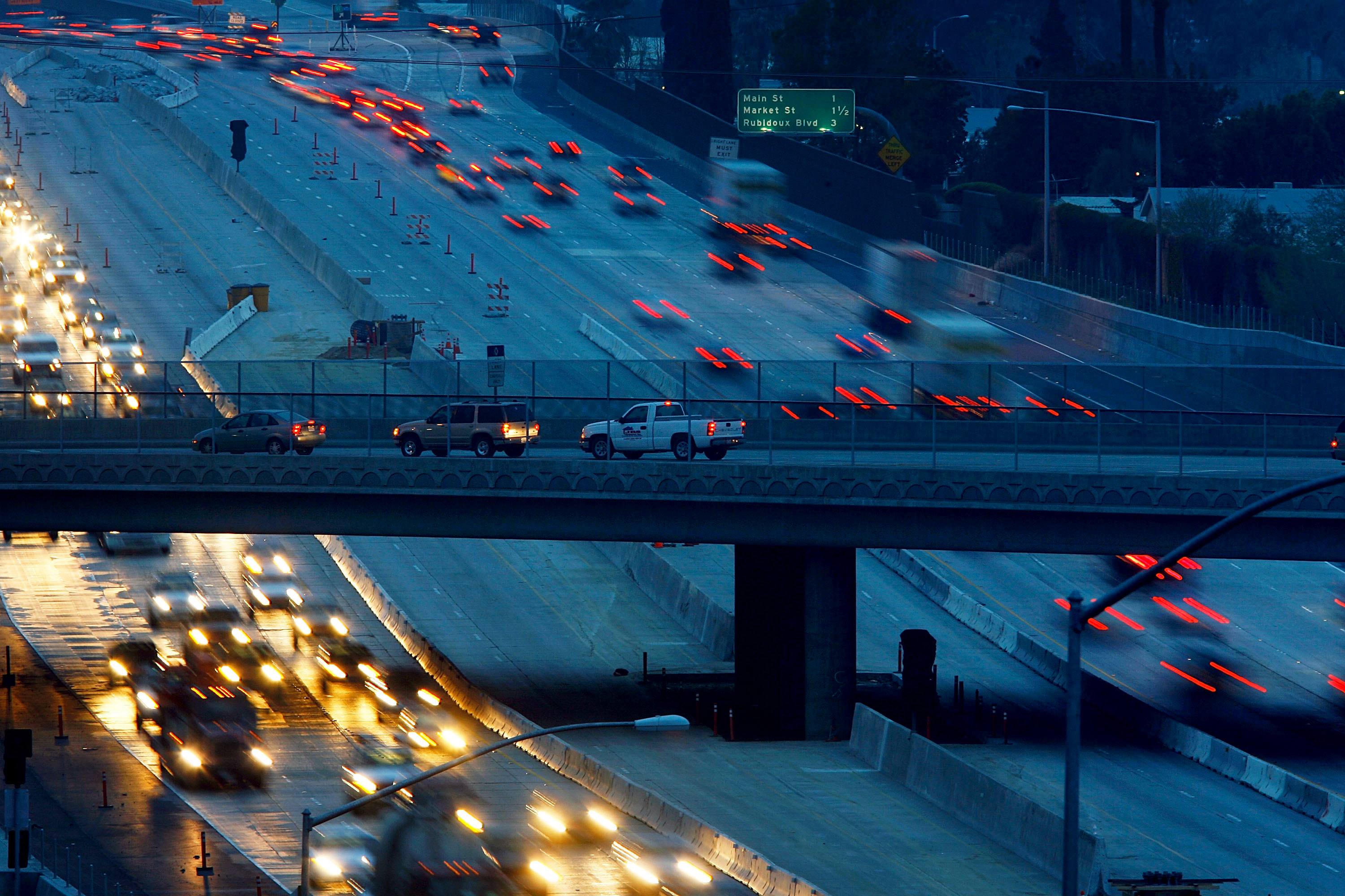 traffic on highway