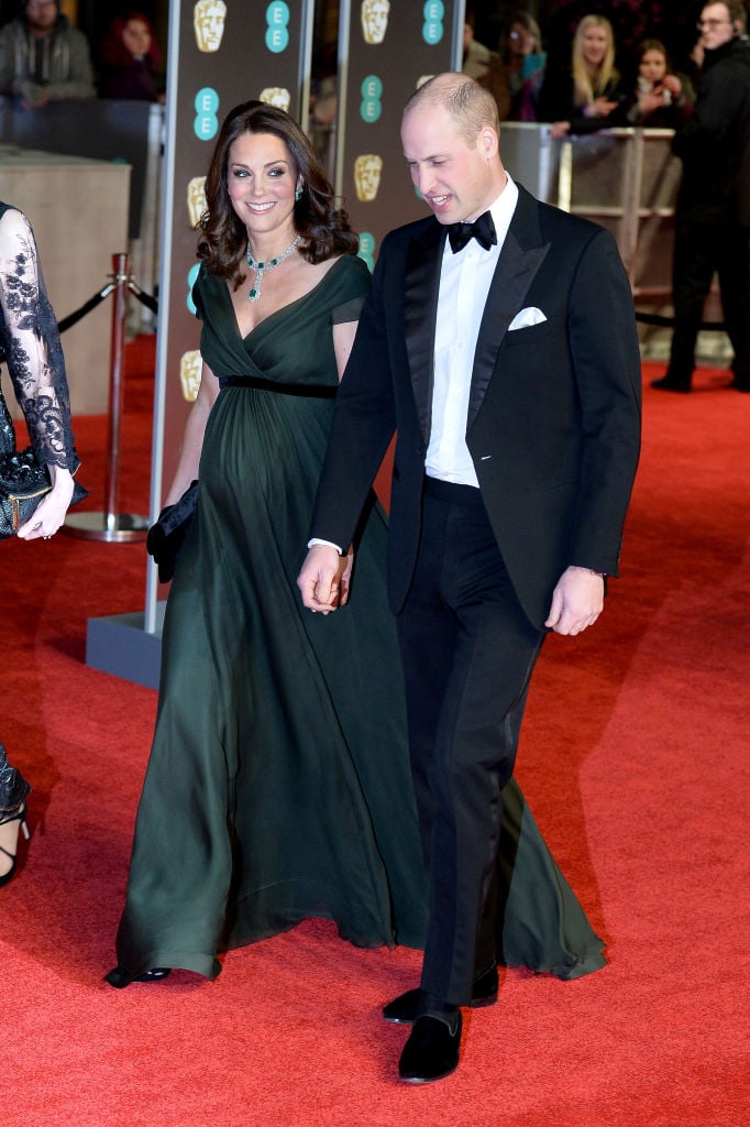 Prince William and Kate Middleton attend the 2018 BAFTAs. 