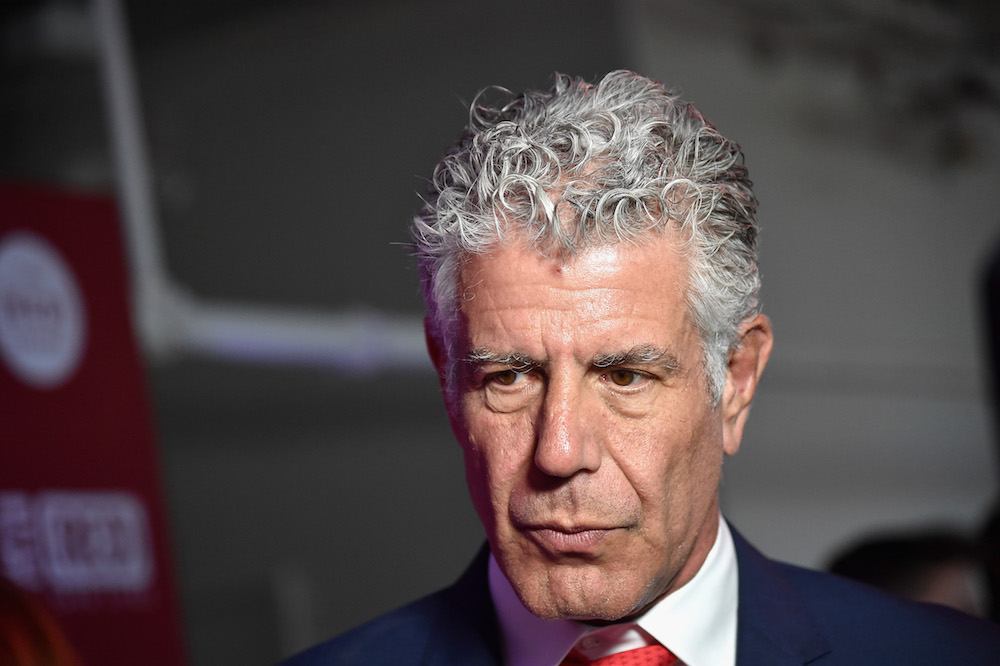 Anthony Bourdain attends The (RED) Supper hosted by Mario Batali