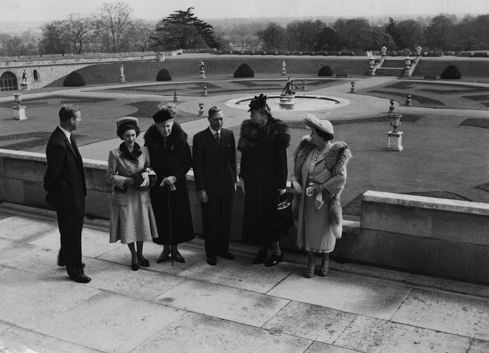 Eleanor Roosevelt visits the British royal family, including Princess Elizabeth