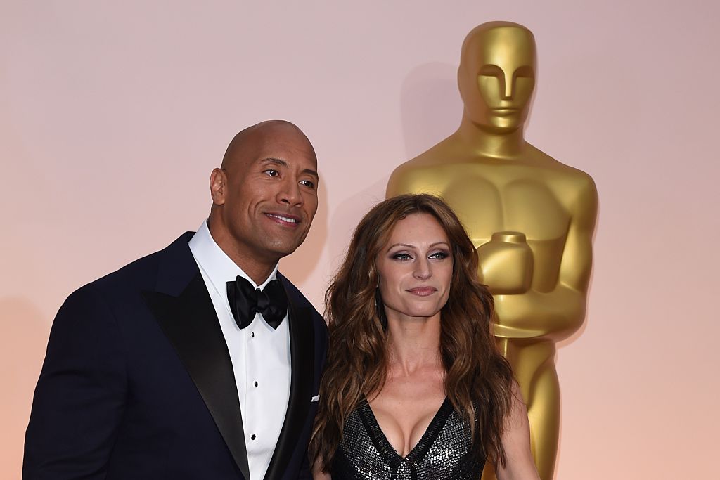 Dwayne Johnson and Lauren Hashian