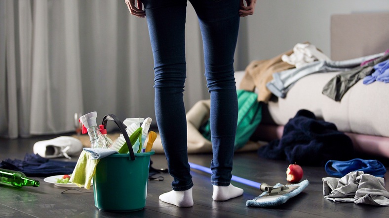 Messy house
