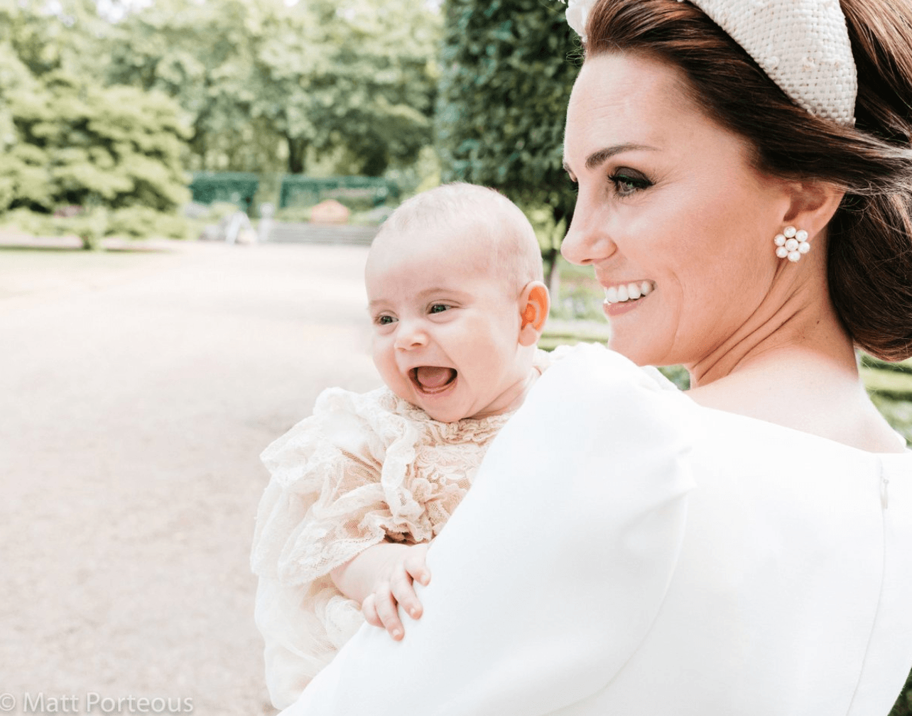 Kate Middleton and Prince Louis