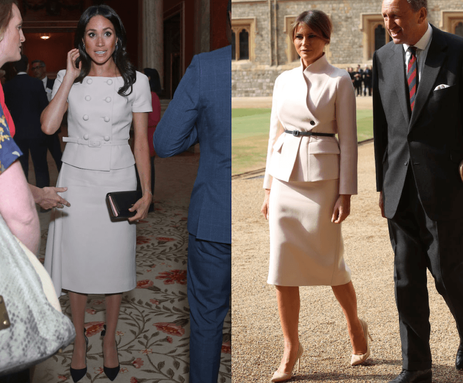 Meghan Markle and Melania Trump
