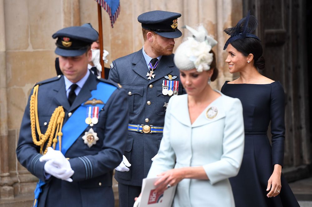 Prince William, Kate Middleton, Prince Harry, and Meghan Markle 