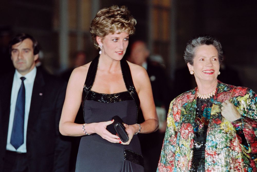 Princess Diana arrives at the Palace of Versailles