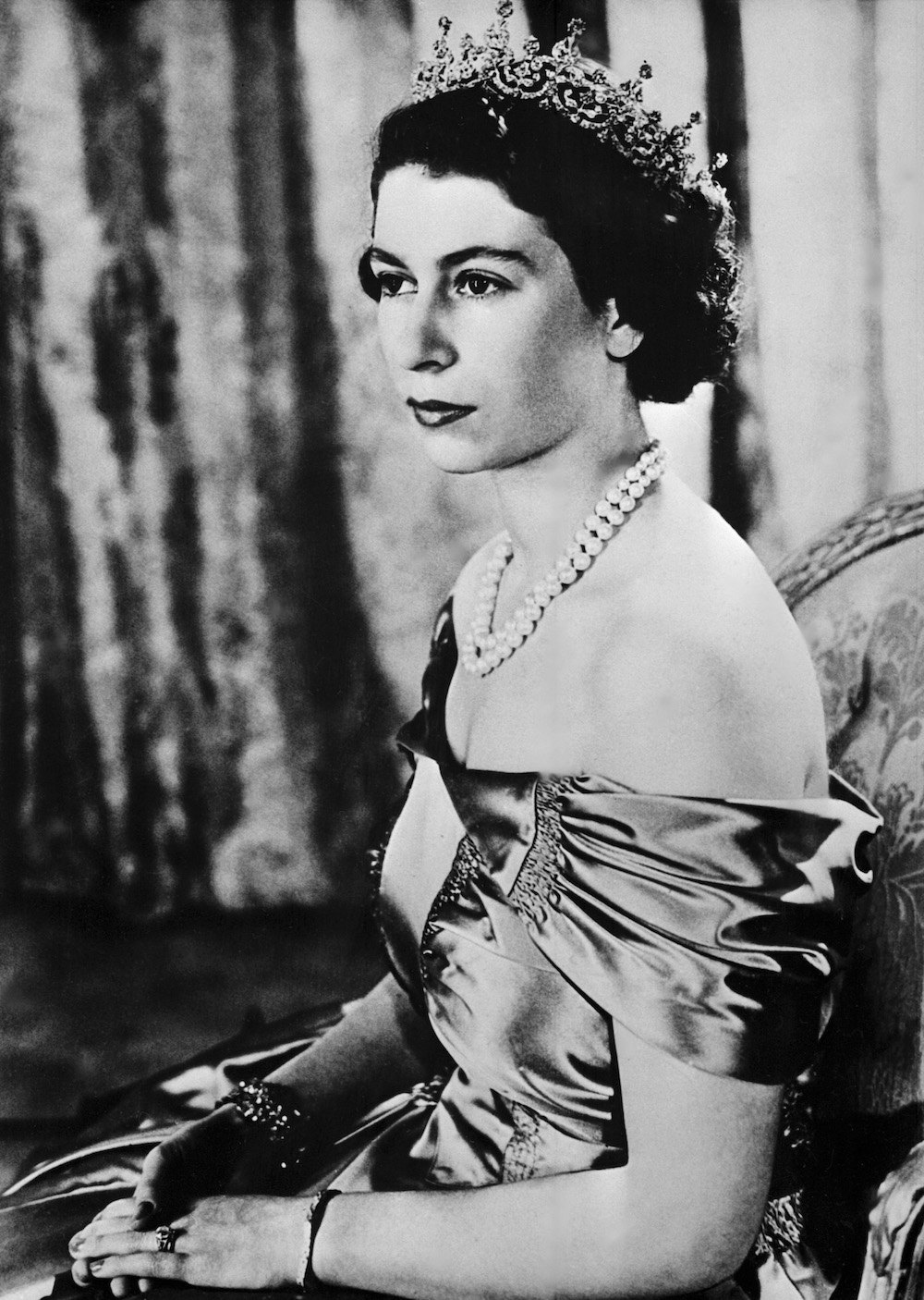 Princess Elizabeth, later Queen Elizabeth II, on her 25th birthday