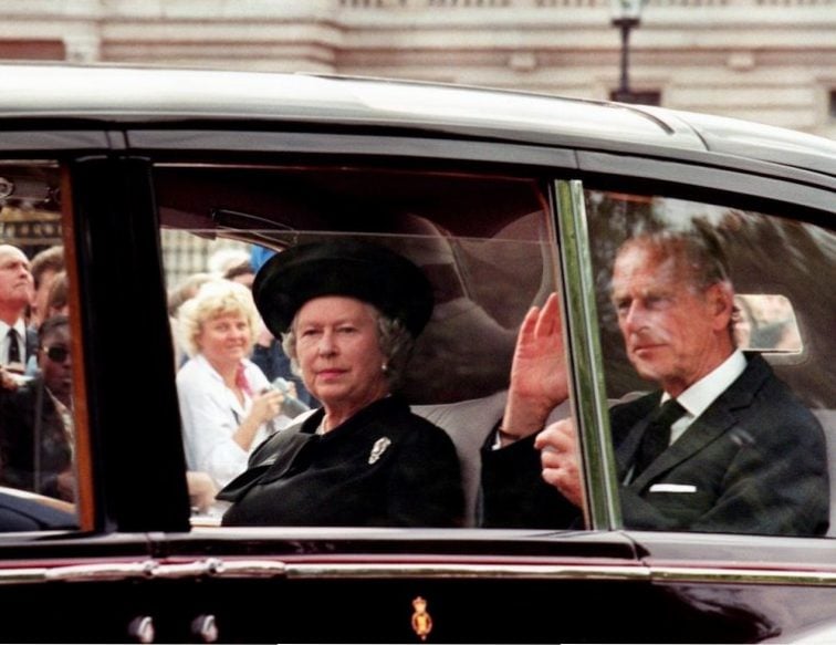 Queen Elizabeth II and the Duke of Edinburgh | Joel Saget/AFP/Getty Images 