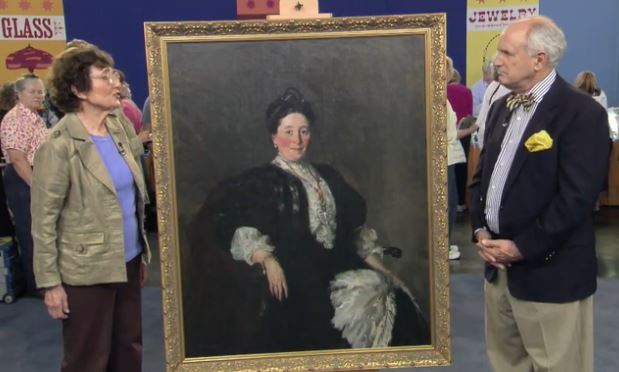 Robert Henri painting Antiques Roadshow screen cap PBS