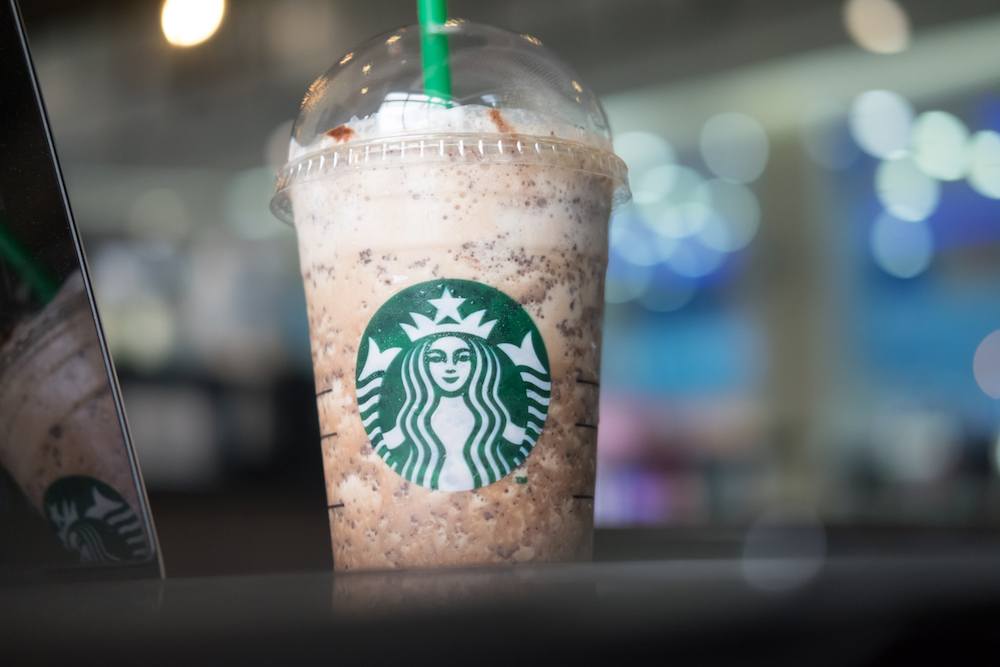 Starbucks Frappuccinos are blended drinks