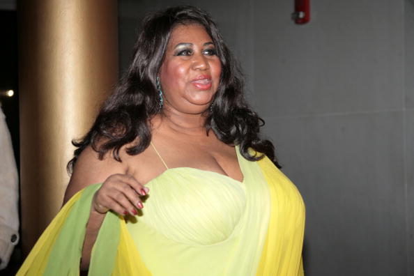 Aretha Franklin arrives at the 30th Annual Kennedy Center Honors December 2, 2007 in Washington, DC 