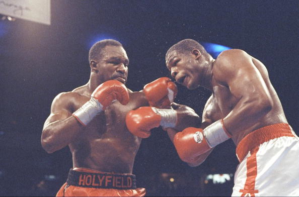 Evander Holyfield III and Riddick Bowe Evander Holyfield III and Riddick Bowe